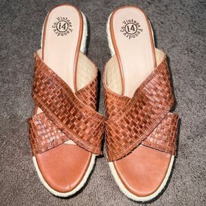 Vintage Foundry Lorie Espadrille Wedge Sandal